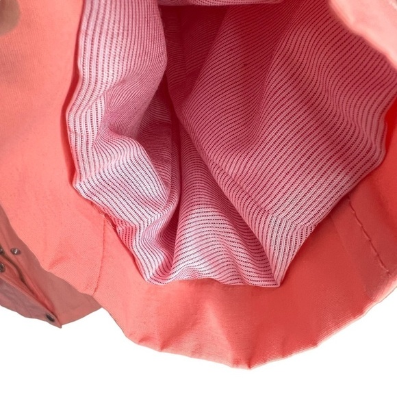 TALBOTS Water Resistant Cotton Anorak Rain Jacket Coral Orange Women's Size XS - Picture 12 of 16